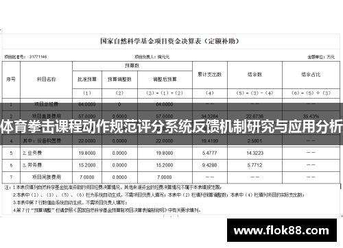 体育拳击课程动作规范评分系统反馈机制研究与应用分析